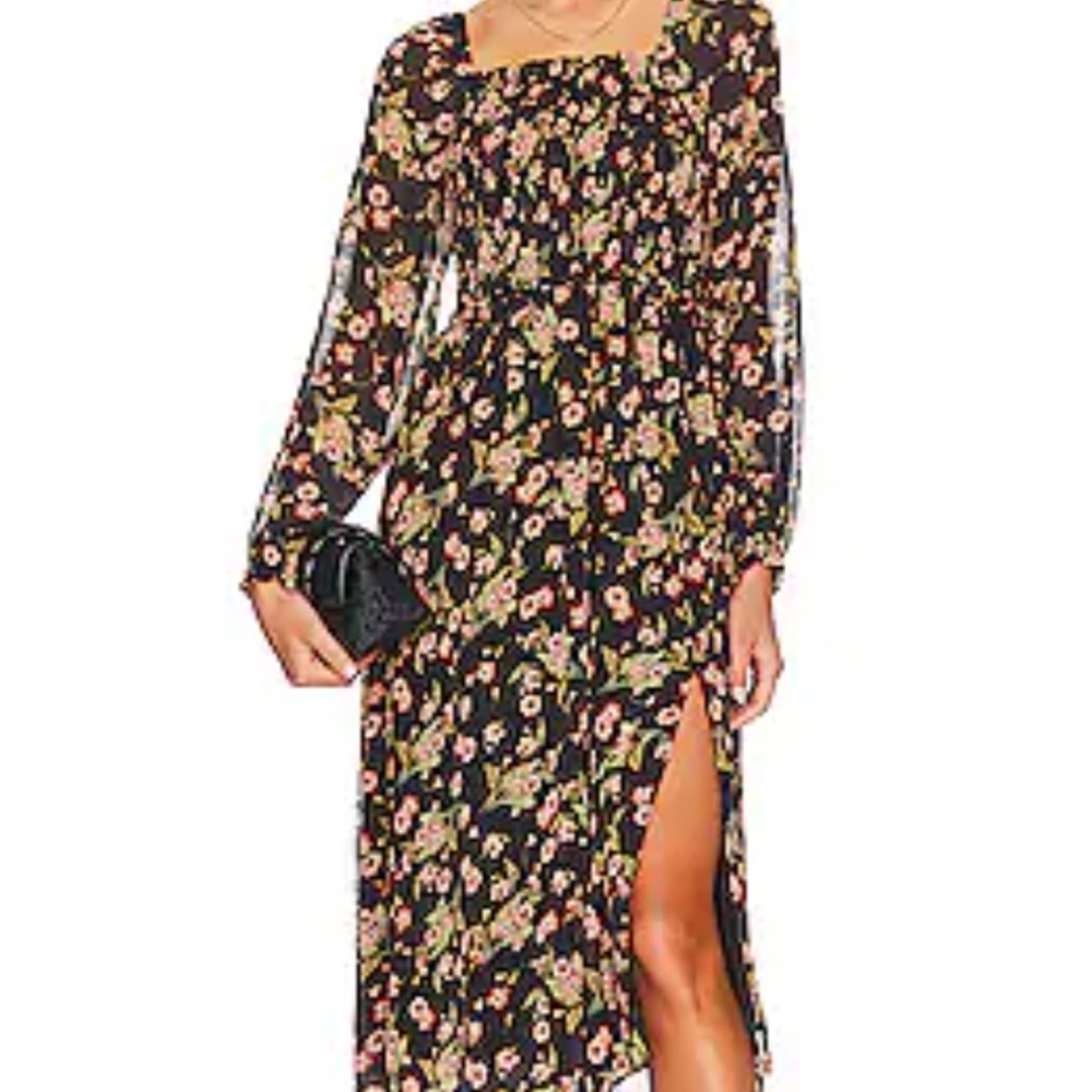 1. STATE autumn vines dress